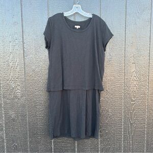 Mod-o-doc XL extra large dress black natural fabrics